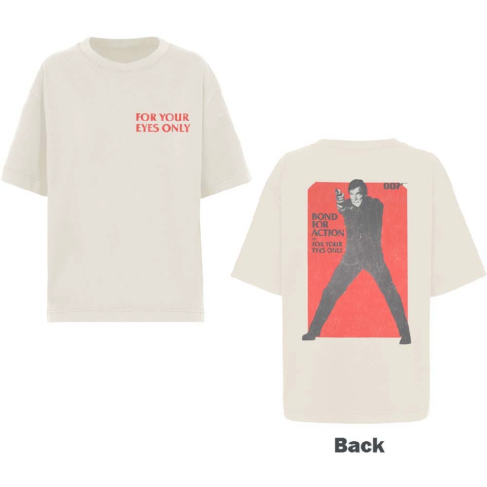 James Bond - For Your Eyes Only Bond For Action Tshirt Homme - Crème